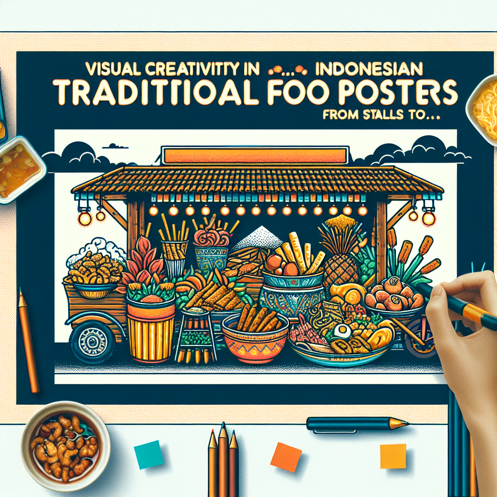 Kreativitas Visual Poster Makanan Tradisional Indonesia: Dari Warung ke