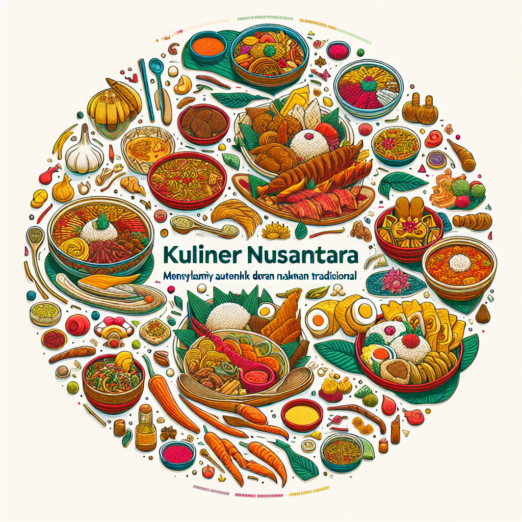 Kuliner Nusantara: Menyelami Rasa Autentik dari Makanan Tradisional di