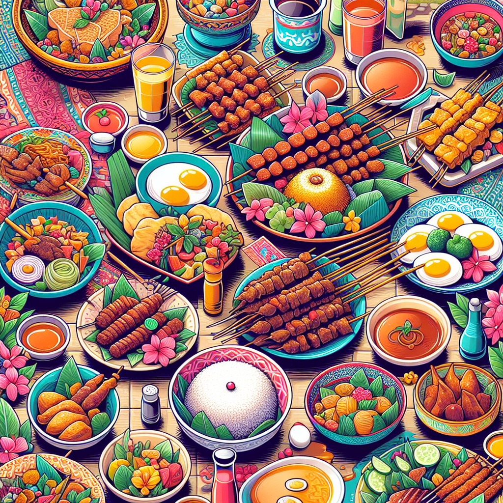 Mewarnai Gambar Makanan Tradisional Indonesia: Menyatu dengan Warisan