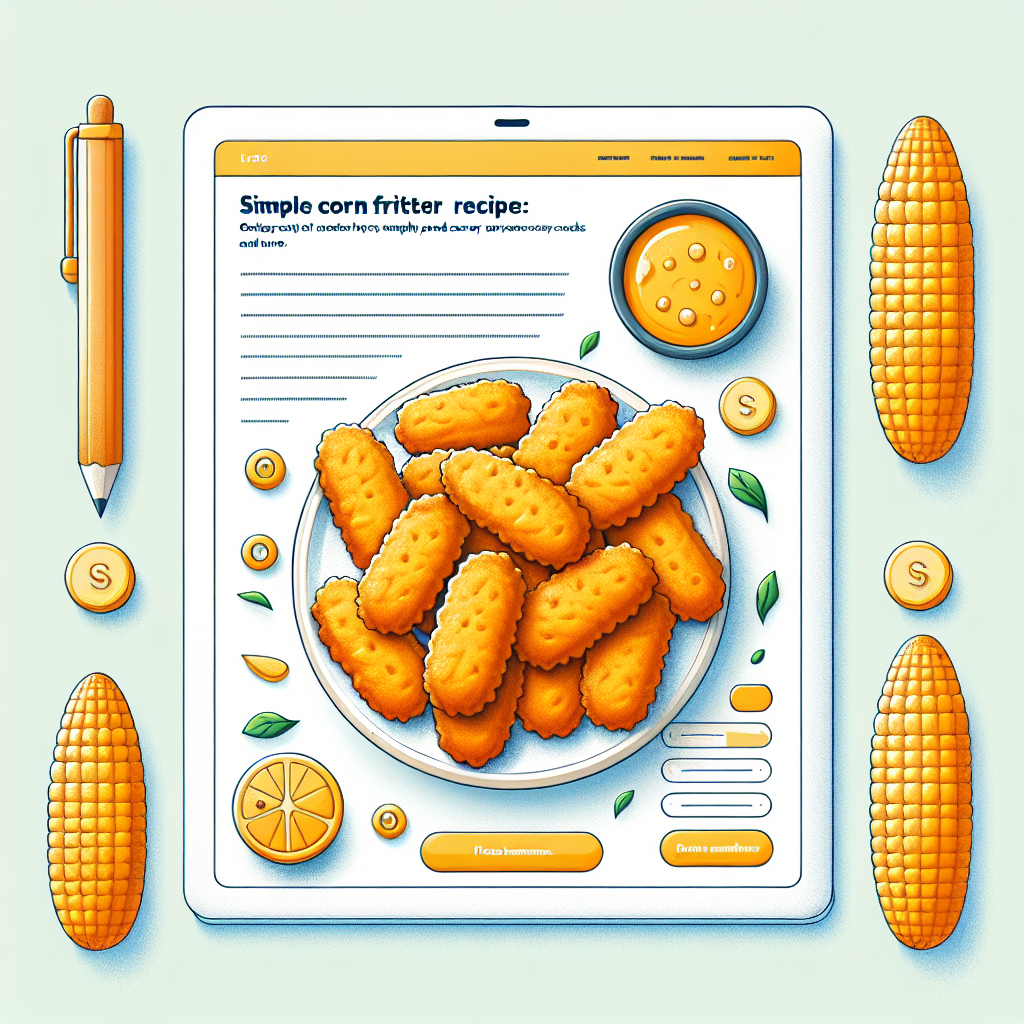 Resep Bakwan Jagung Simple: Nikmati Camilan Gurih dan Renyah ala Rumahan